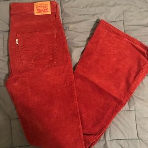 Burnt Orange Levi Corduroy Bell Bottoms